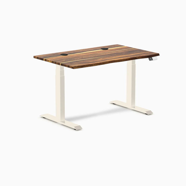 Desky Dual Hardwood Sit Stand Desk