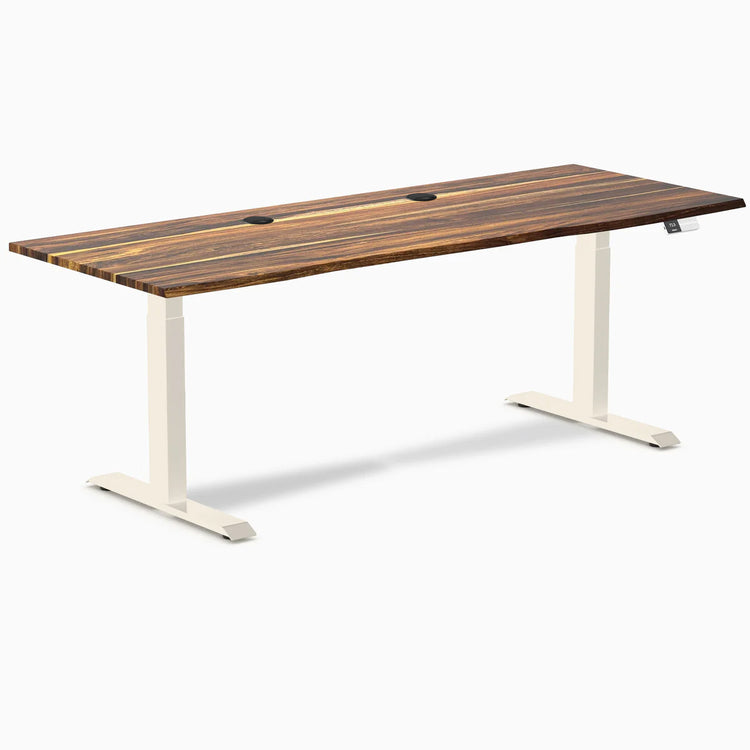 Desky Dual Hardwood Sit Stand Desk