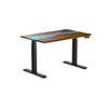 dual resin hardwood standing desk