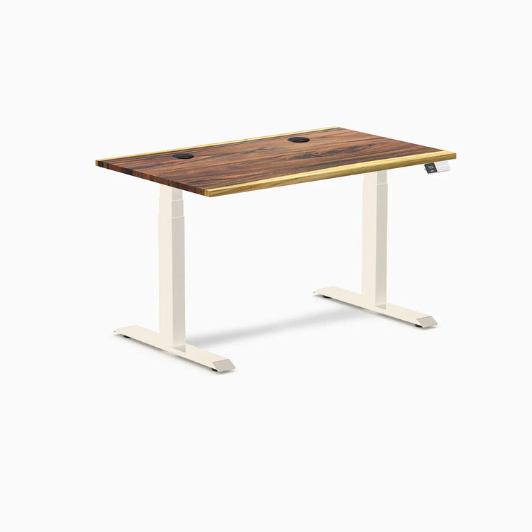 Desky Dual Hardwood Sit Stand Desk