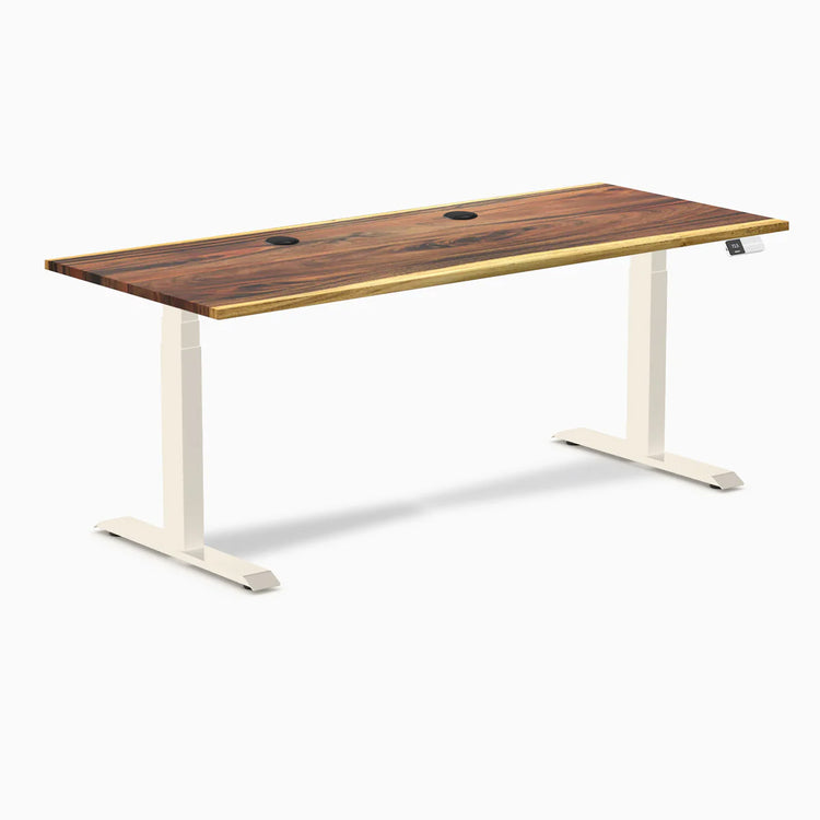 Desky Dual Hardwood Sit Stand Desk