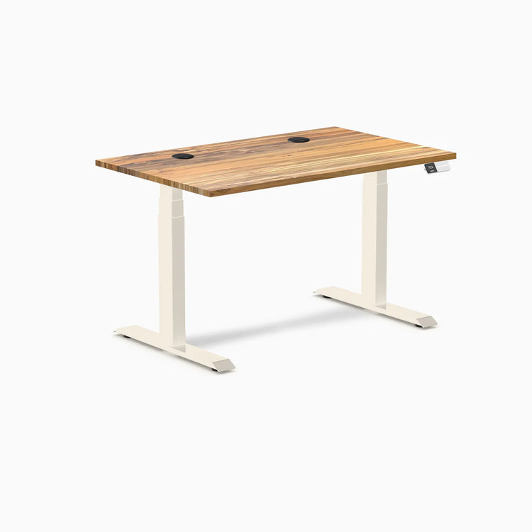 Desky Dual Hardwood Sit Stand Desk