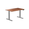 dual hardwood sit stand desk