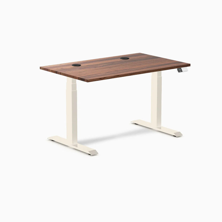 Desky Dual Hardwood Sit Stand Desk