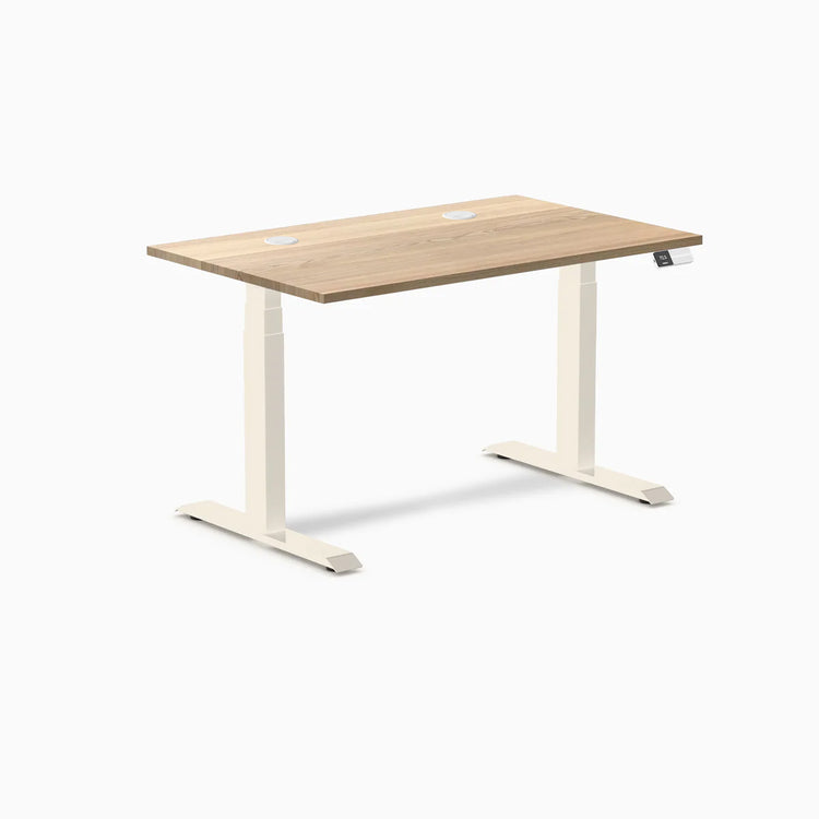 Desky Dual Hardwood Sit Stand Desk