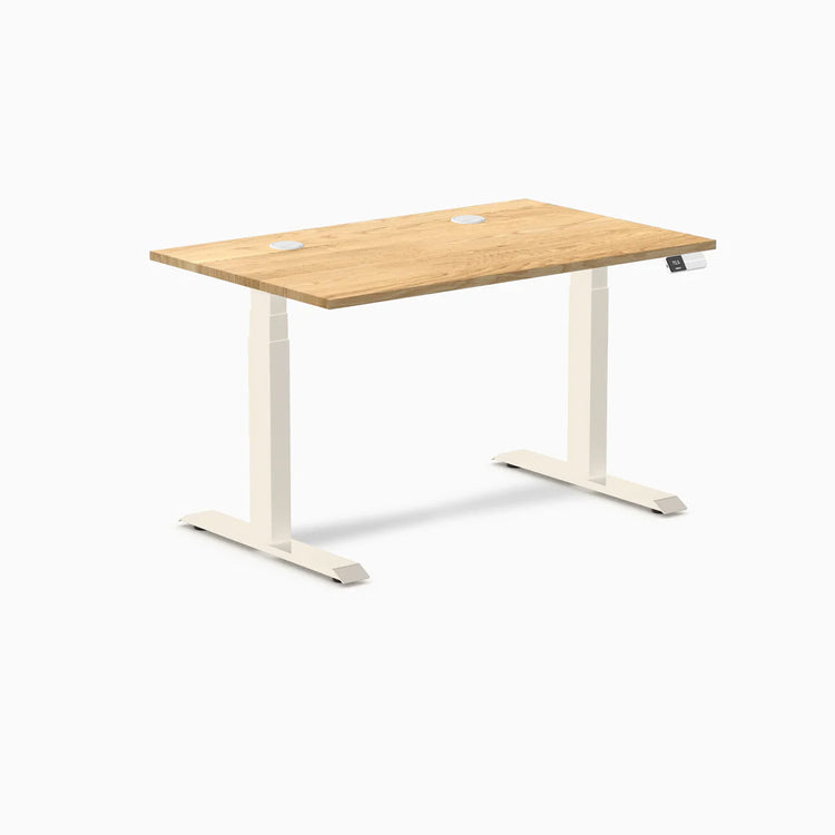Desky Dual Hardwood Sit Stand Desk