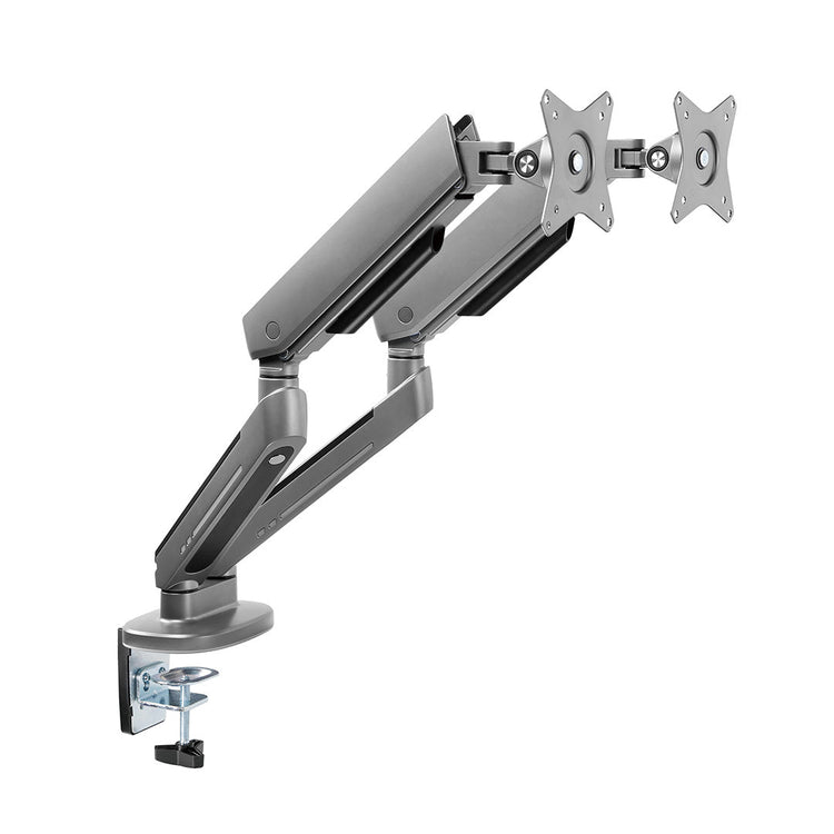 dual screen articulating arm