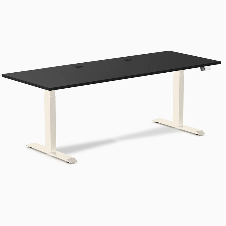 Desky Dual Laminate Sit Stand Desk