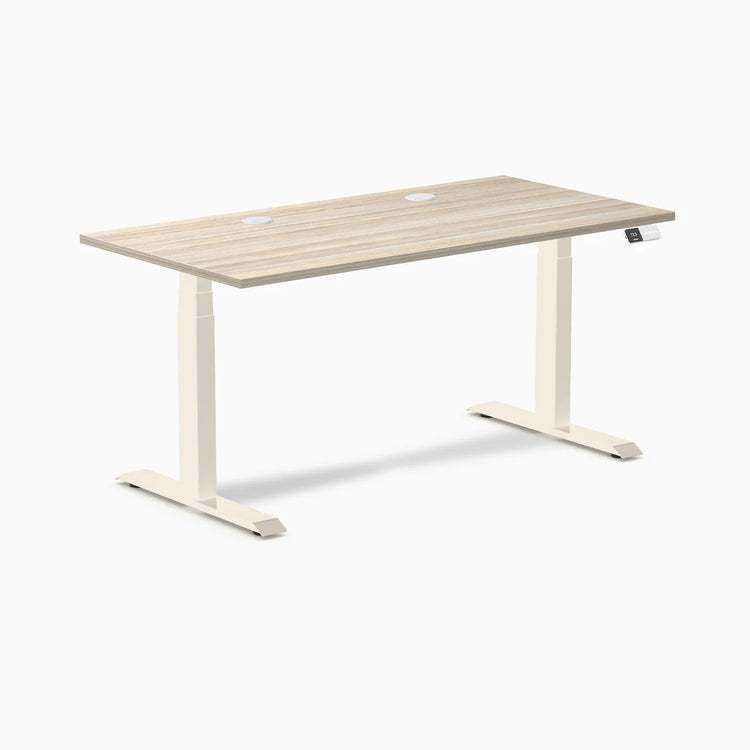 Desky Dual Laminate Sit Stand Desk