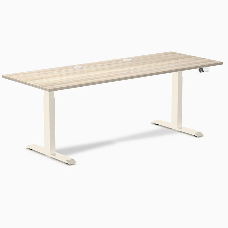 Desky Dual Laminate Sit Stand Desk