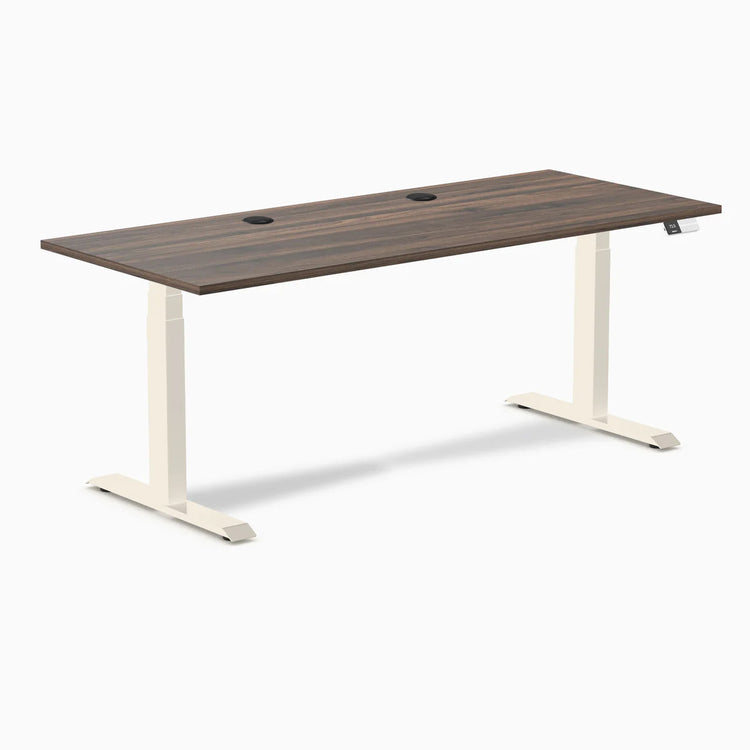 Desky Dual Laminate Sit Stand Desk