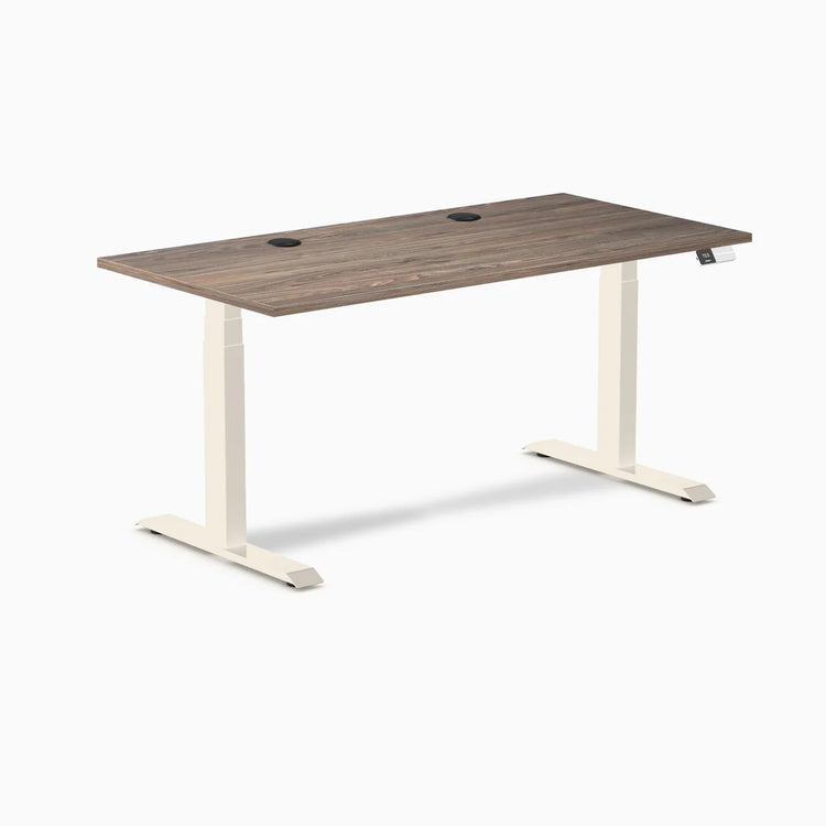 Desky Dual Laminate Sit Stand Desk