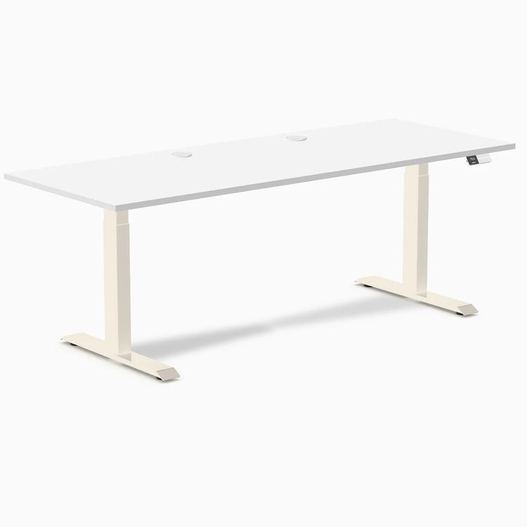 Desky Dual Laminate Sit Stand Desk