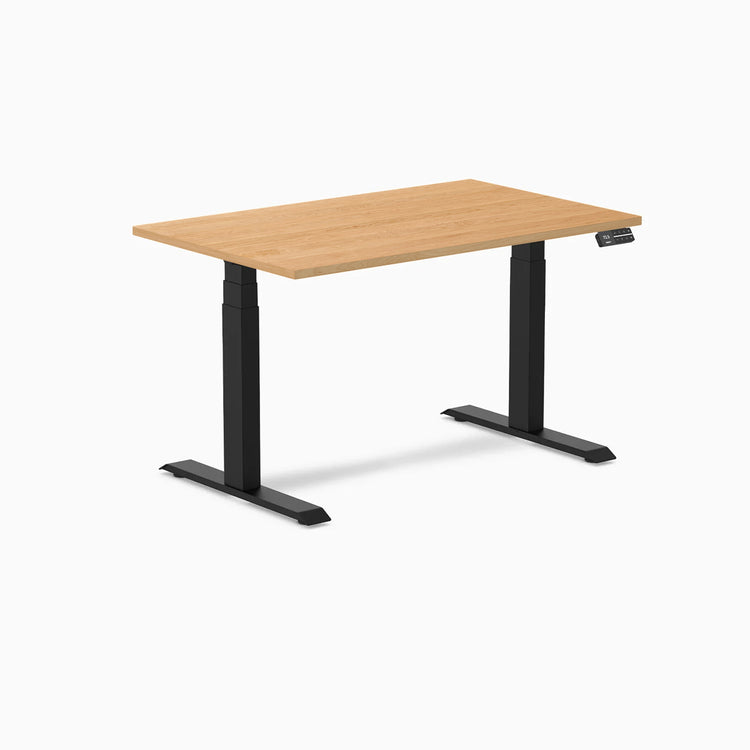 Desky Dual Hardwood Sit Stand Desk