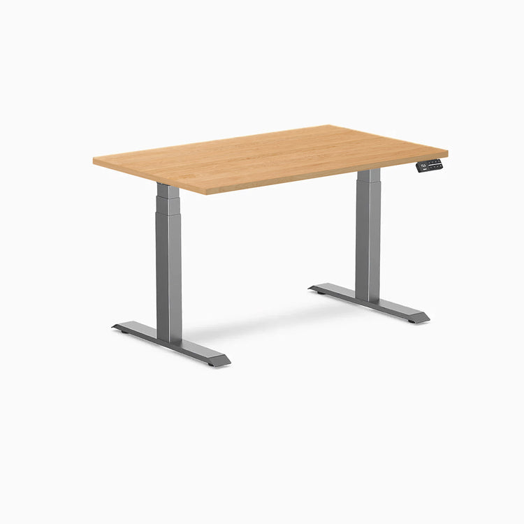 Desky Dual Hardwood Sit Stand Desk