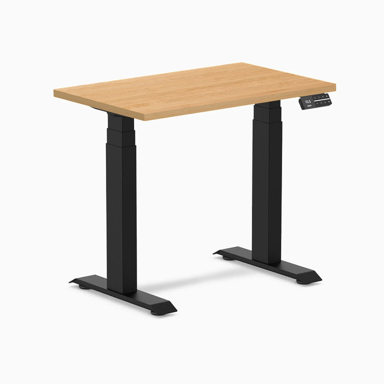 Desky Dual Mini Hardwood Sit Stand Desk