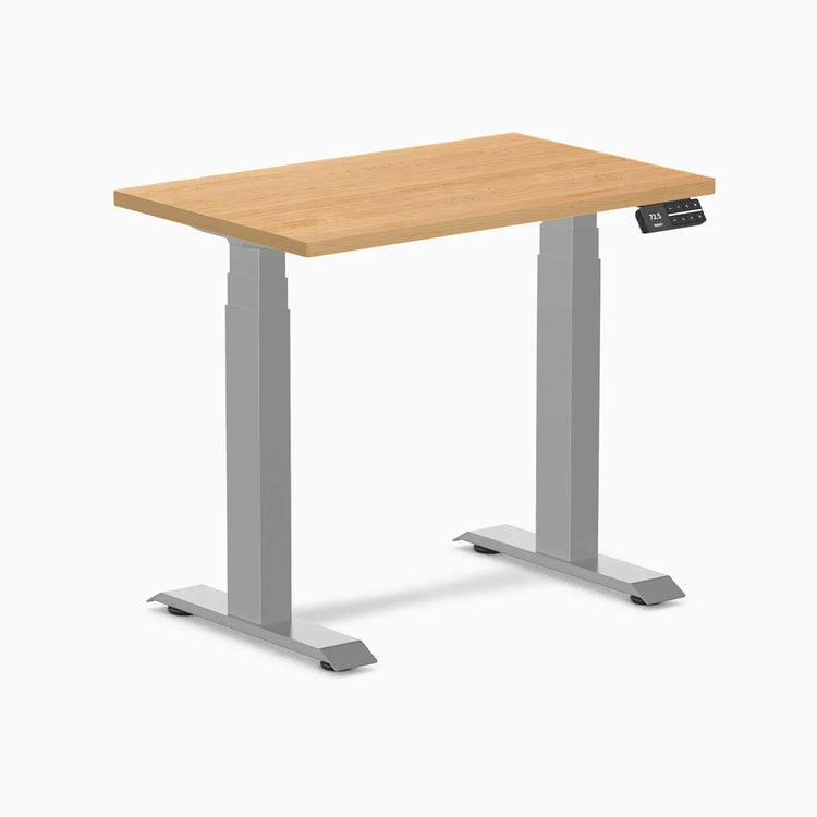 Desky Dual Mini Hardwood Sit Stand Desk