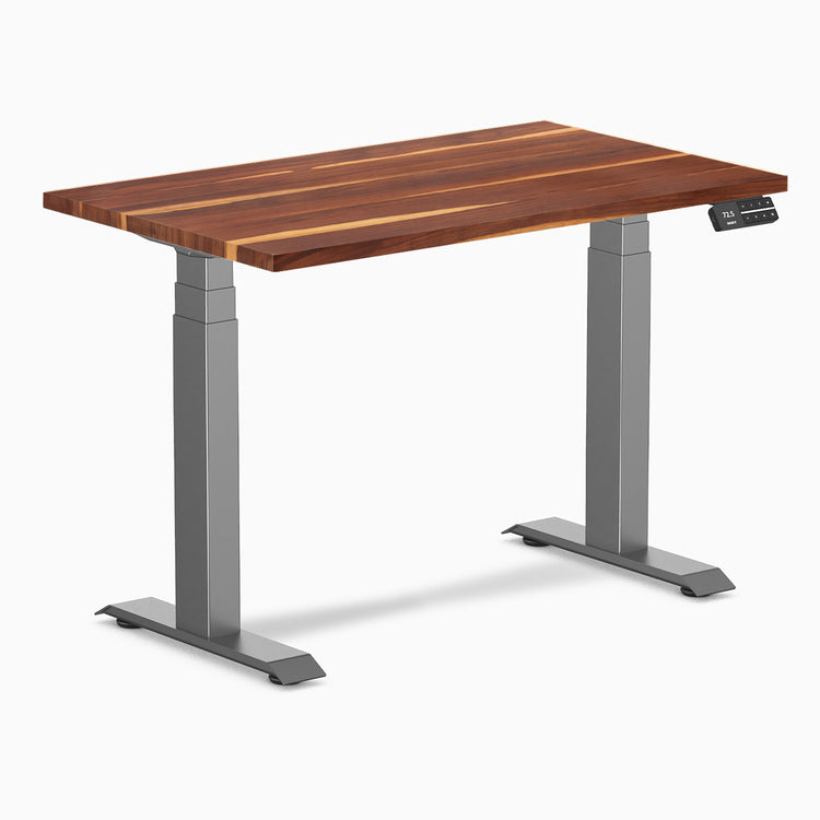 Desky Dual Mini Hardwood Sit Stand Desk