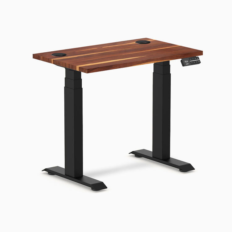 Desky Dual Mini Hardwood Sit Stand Desk
