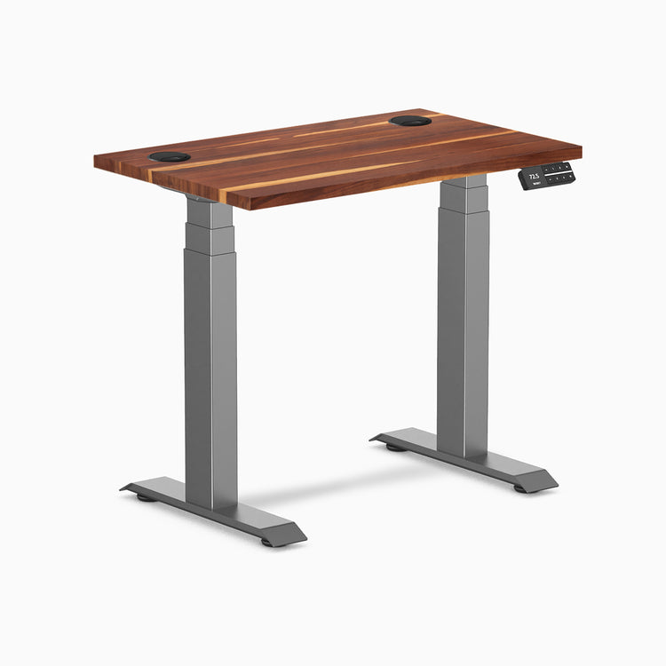 Desky Dual Mini Hardwood Sit Stand Desk