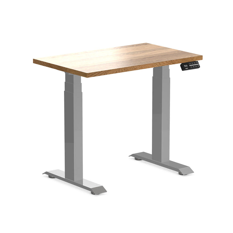 dual mini hardwood standing desk