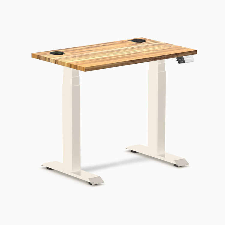 Desky Dual Mini Hardwood Sit Stand Desk