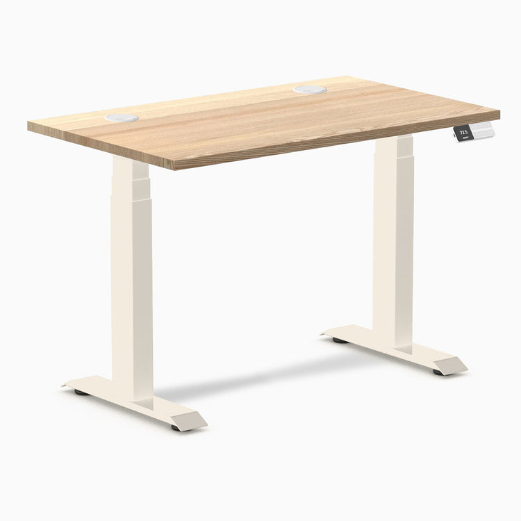 Desky Dual Mini Hardwood Sit Stand Desk