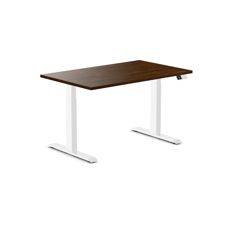 Desky Dual Rubberwood Sit Stand Desk