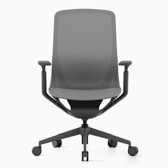 Desky echo modern office chair dark grey