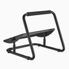 Desky elevated footrest with raised foam bar