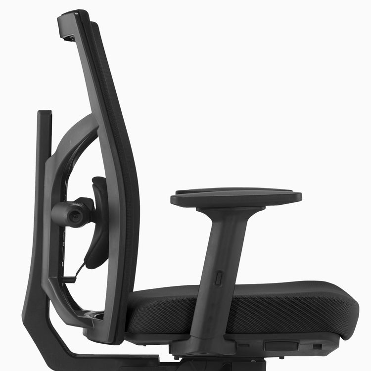 Sleek ergonomic mesh office chair