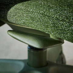 Ergonomic Office Chair Dark Green Handle