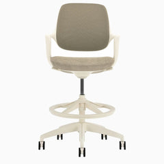 Almost Perfect Desky Evoque Low Back Office Chair in Wheat