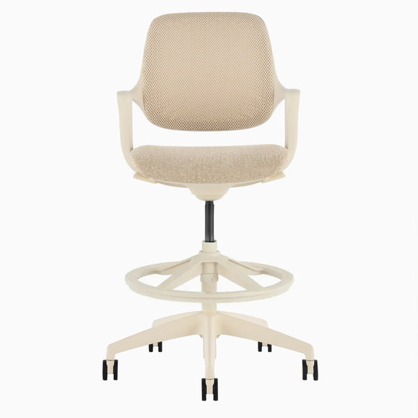 Desky Evoque Low Back Office Chair in Wheat
