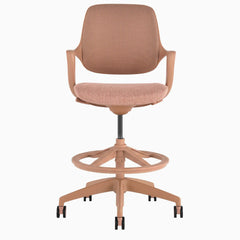 Desky Evoque Low Back Office Chair in Peach