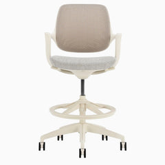 Almost Perfect Desky Evoque Low Back Office Chair in Light Wheat
