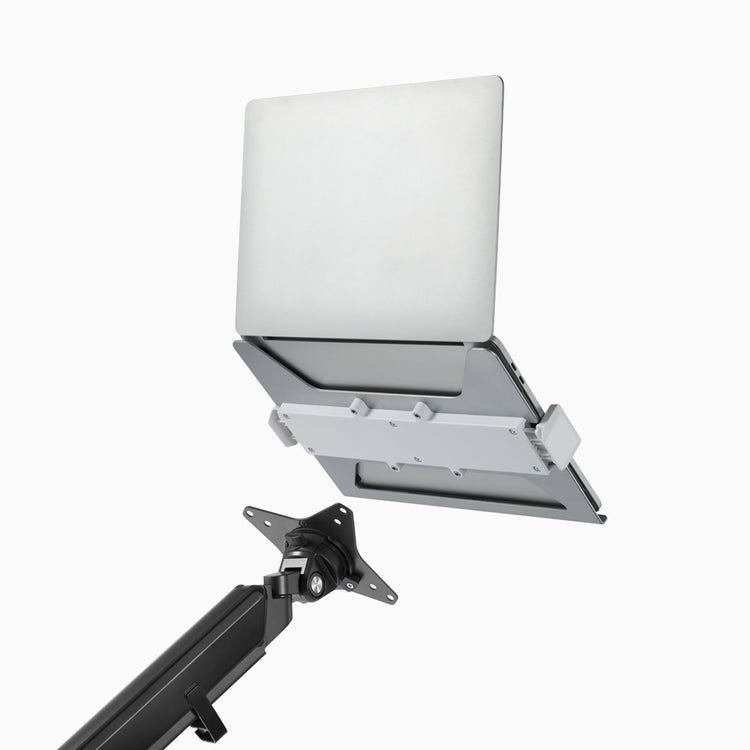 silver expandable laptop mount