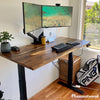 dual hardwood standing desk