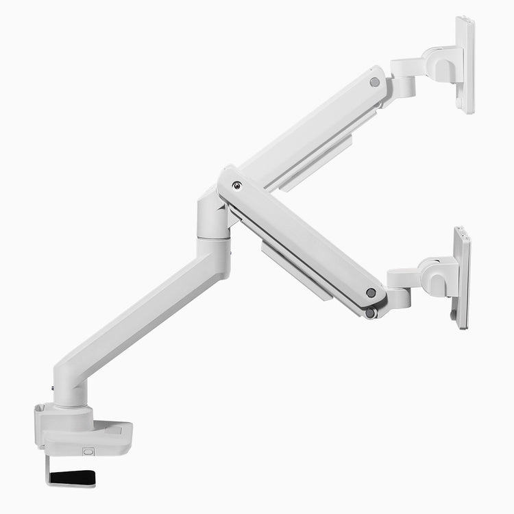 Ultrawide screens monitor arm white