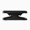 black ergonomic cushioned foot rest - Desky