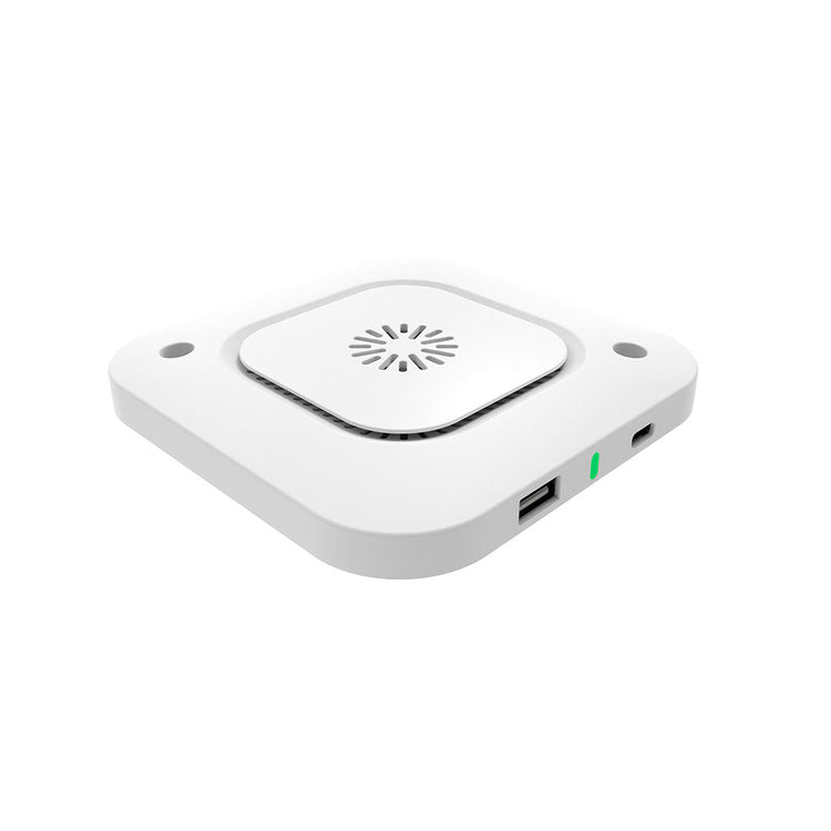 Desky Hidden Under Desk Wireless Charger White -Desky®