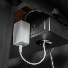 Integrated cable power channel sample with cord 