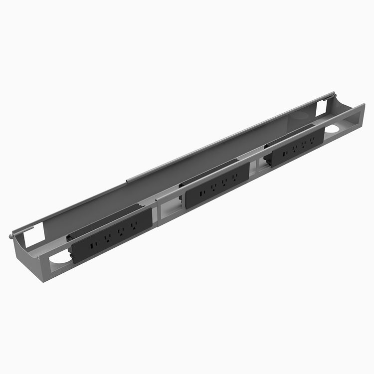 Quad Frame Channel + Mounting Brackets-Desky Canada
