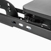 Desky Keyboard Tray-Black lever details 