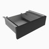 Desky Minimal Under Desk Drawer-Space grey -Melamine black- Desky Canada