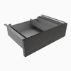 Desky Minimal Under Desk Drawer-space grey -Melamine burnished wood - Desky Canada