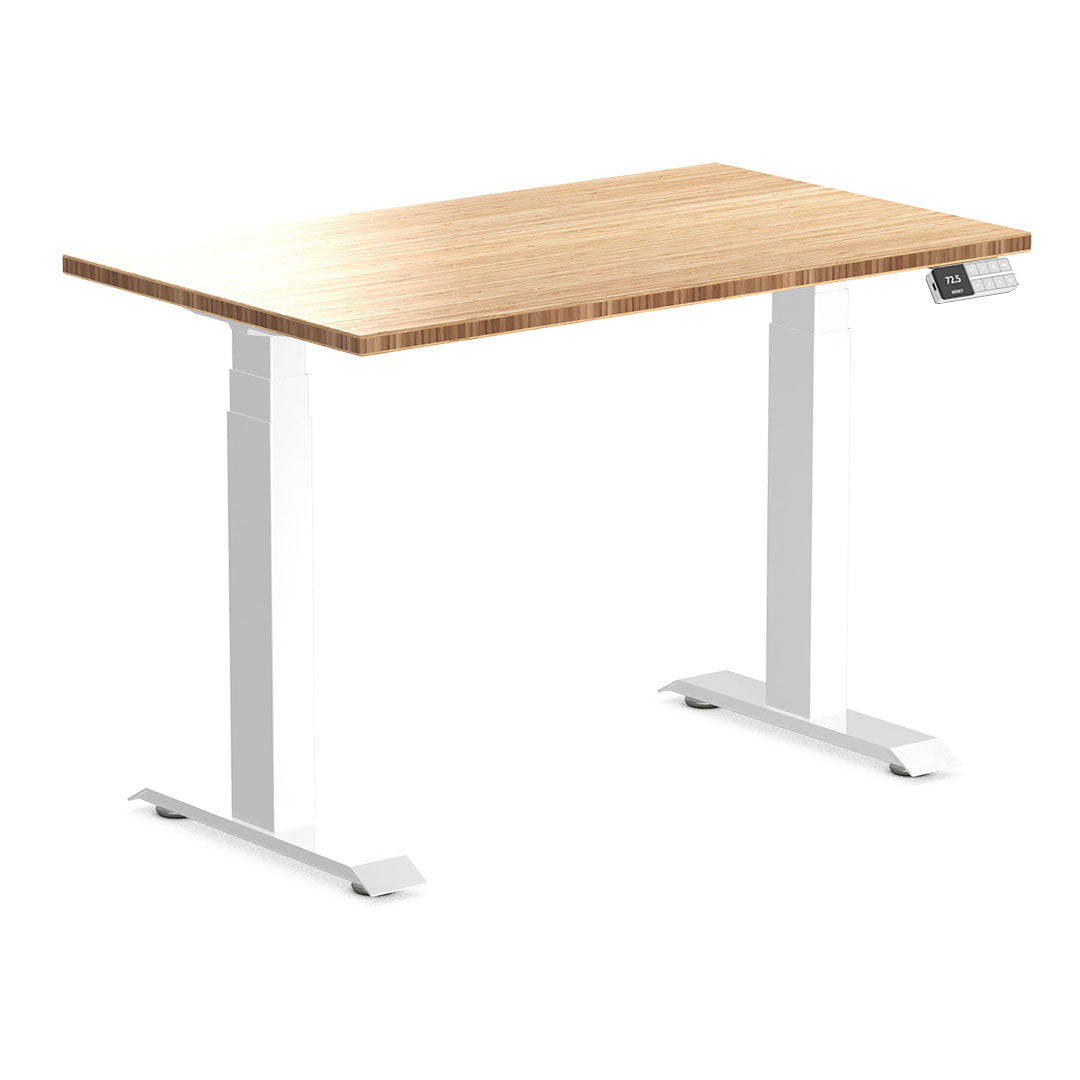 Desky Dual Mini Bamboo Sit Stand Desk