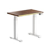 dual mini hardwood sit stand desk