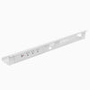 Desky Mini Cable & Power Tray-white- 3 power