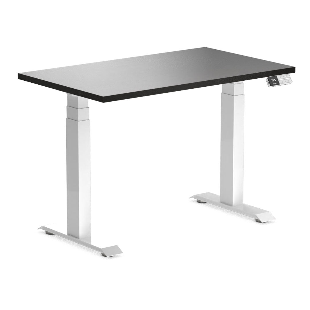 Desky Dual Mini Sit Stand Desk | Small Standing Desk